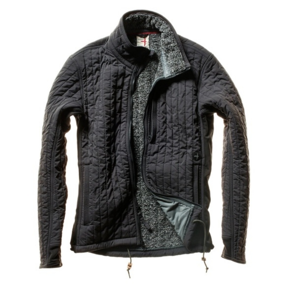 Relwen Vertical Insulator Jacket Full Zip in Black Fade Size Medium